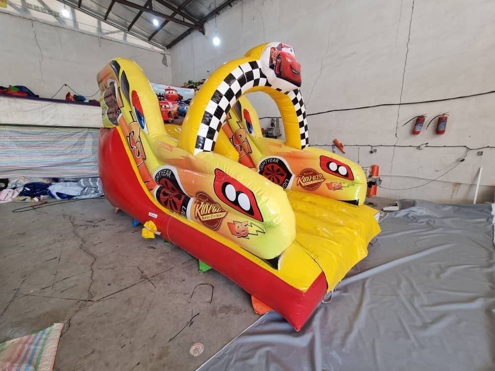 سرسره بادی مک کویین شادلین - ارتفاع ۴ متر - جنس PVC کرهای