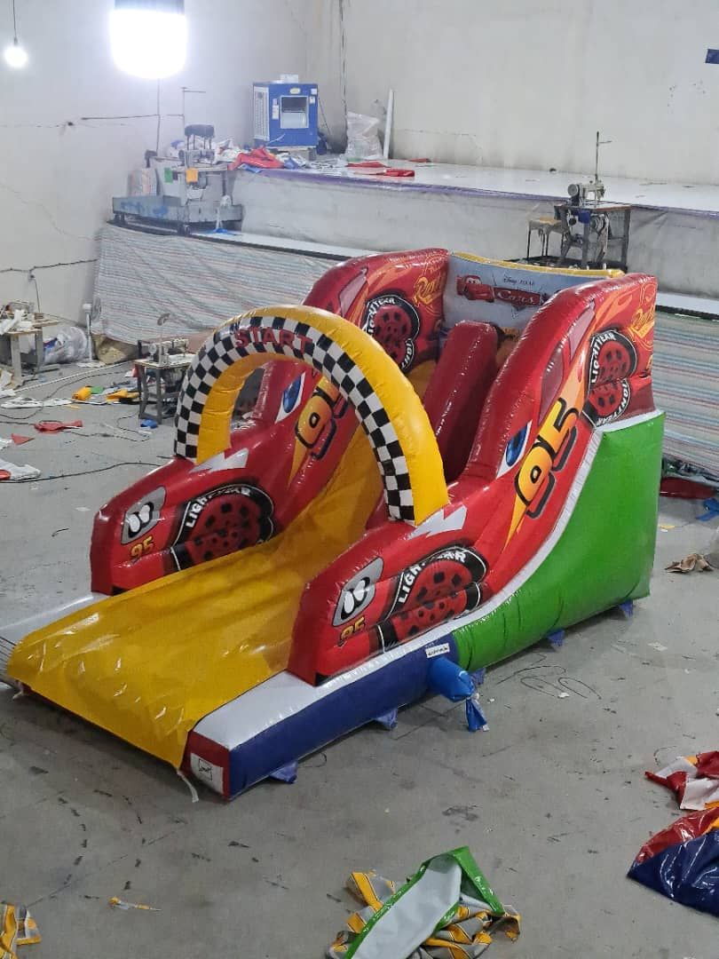 پارچه کرهای سرسره بادی مککوئین - شادلین