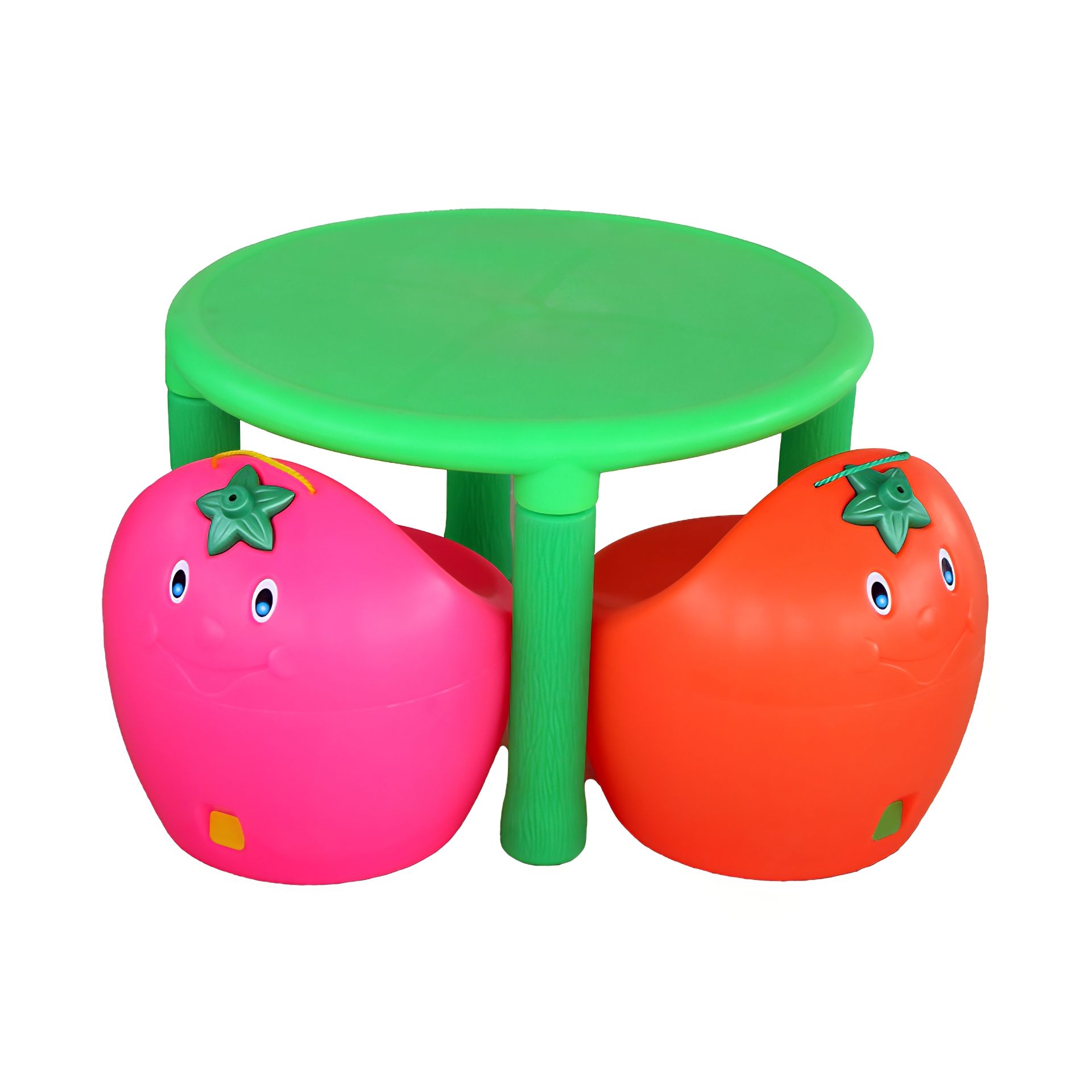 لبههای گرد صندلی چیکو - ایمنی برای کودکان-صورتی نارنجی