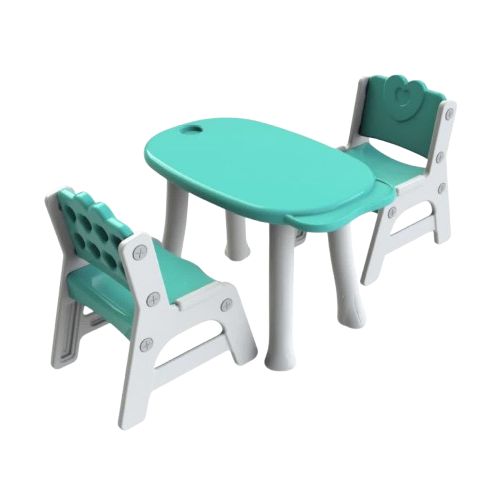 میز کودک هپی شادلین - طرح ماهی با جا لیوانی