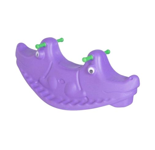 کودکان در حال استفاده از الاکلنگ تمساح - بازی گروهی