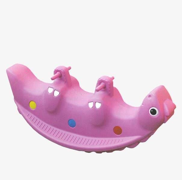 کودکان در حال استفاده از الاکلنگ دایناسور - محصول شادلین