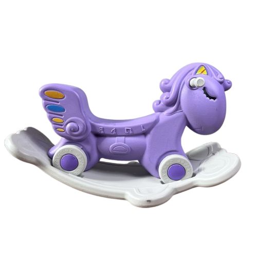 وسیله تعادلی دوکاره پونی شادلین - طرح جذاب ابعاد ۸۵×۴۵×۸۵ سانتیمتر - جنس چوب باکیفیت مناسب ۲ تا ۶ سال - تقویت تعادل و هماهنگی