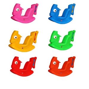 اسباب‌بازی تعادلی ماهی بدون سقف شادلین - طرح رنگارنگ ماهی