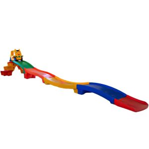 سطح شیبدار ۳ پله با ماشین شادلین - طرح ماشین کودکانه