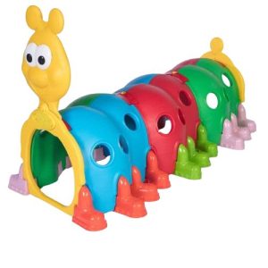 تونل بازی کودک هزارپا سه تکه شادلین - طراحی رنگارنگ