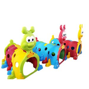 تونل بازی کودک هزارپا دو تکه شادلین - طراحی رنگارنگ و ایمن