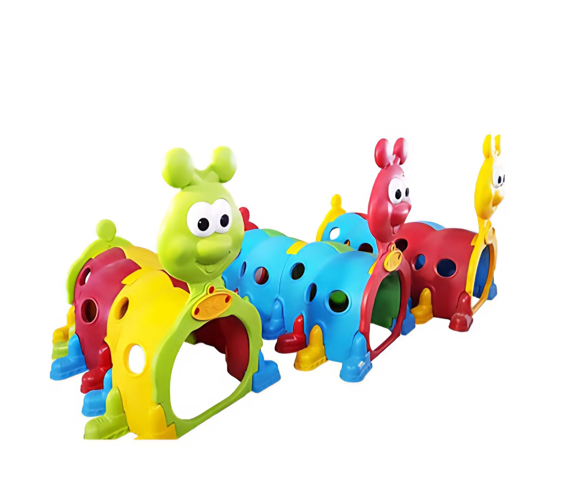 تونل بازی کودک هزارپا دو تکه شادلین - طراحی رنگارنگ و ایمن