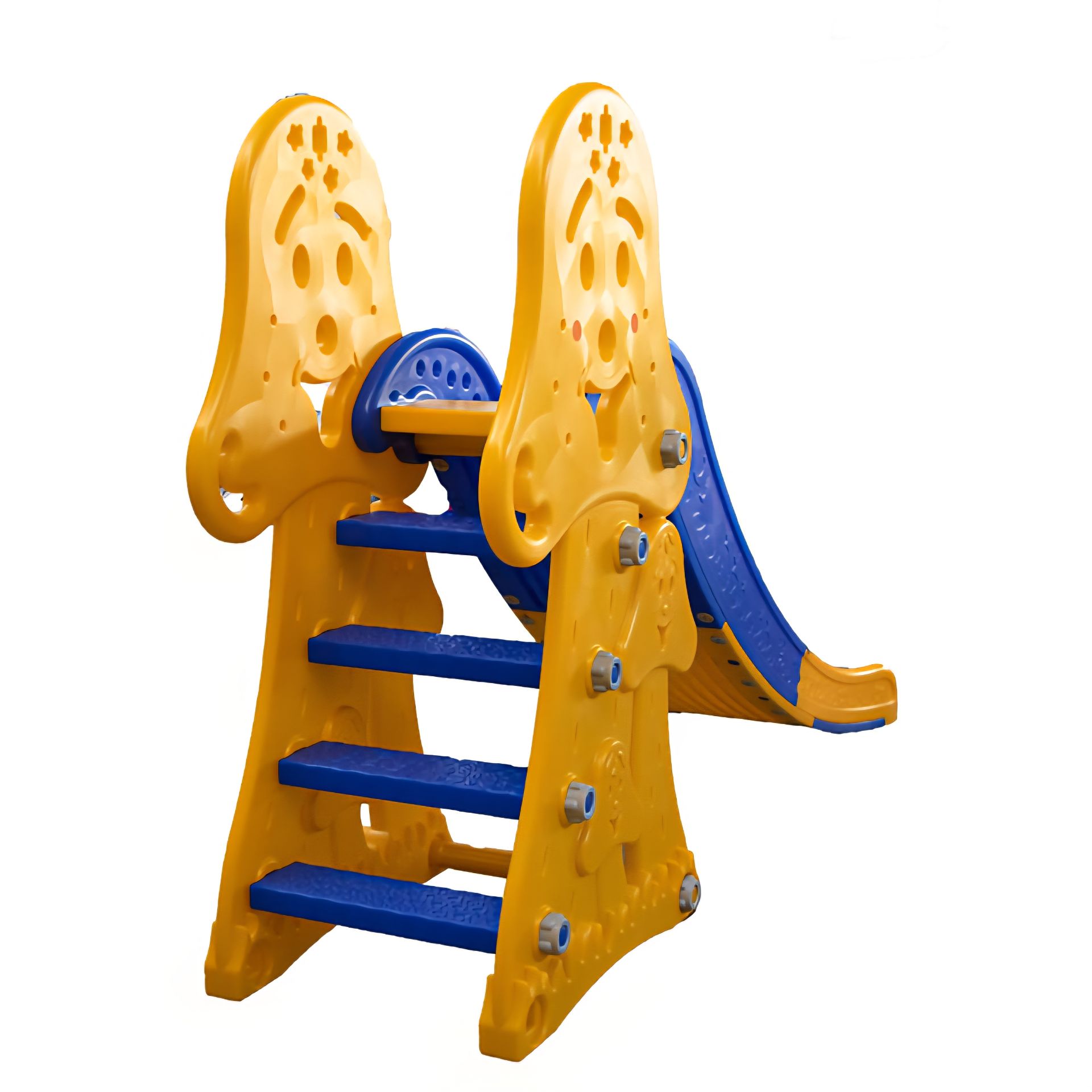 کودک در حال بازی با سرسره لبخند - محصول شادلین نمای پشت