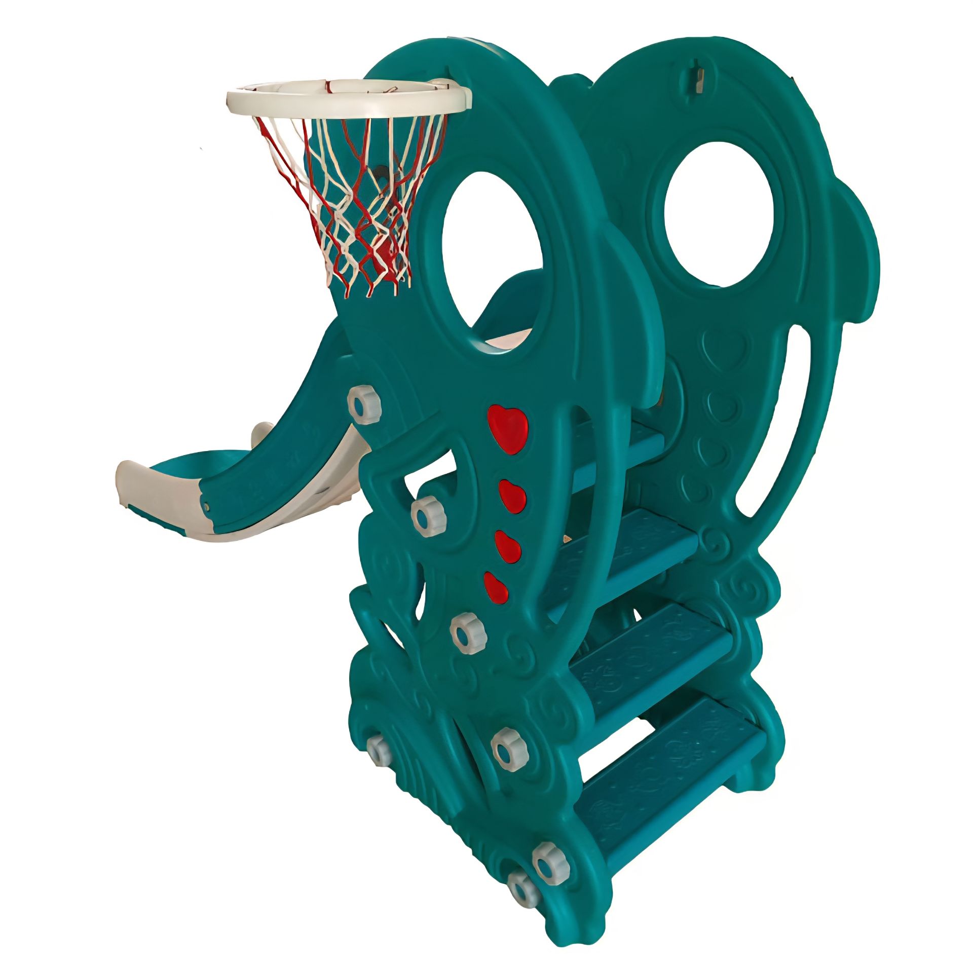 ۴ پله ضد لغزش سرسره دلفین - ایمنی کودکان