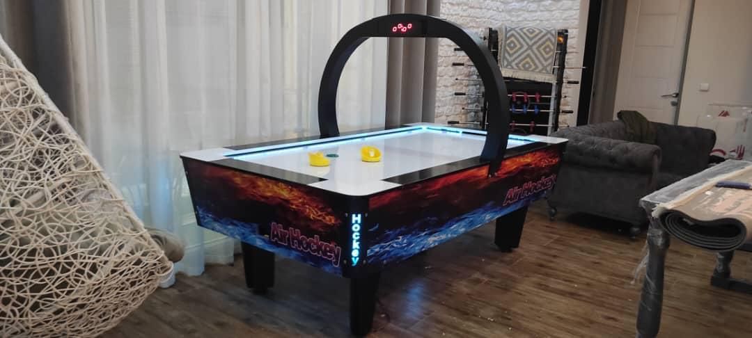 نمایشگر ایستاده دوبل میز ایرهاکی - گلشمار و تایمر