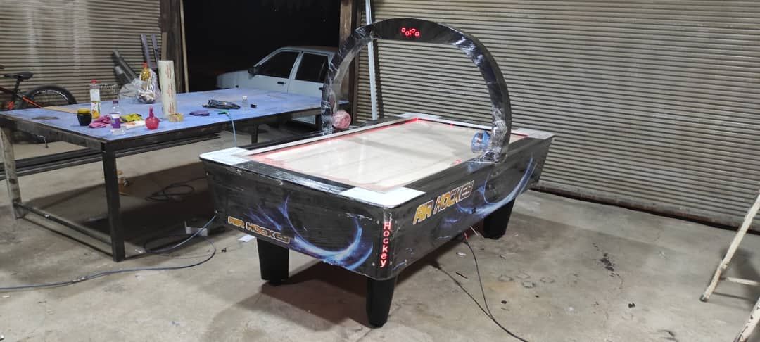 میز ایرهاکی 8 فوت نمایشگر ایستاده شادلین - نمای کلی