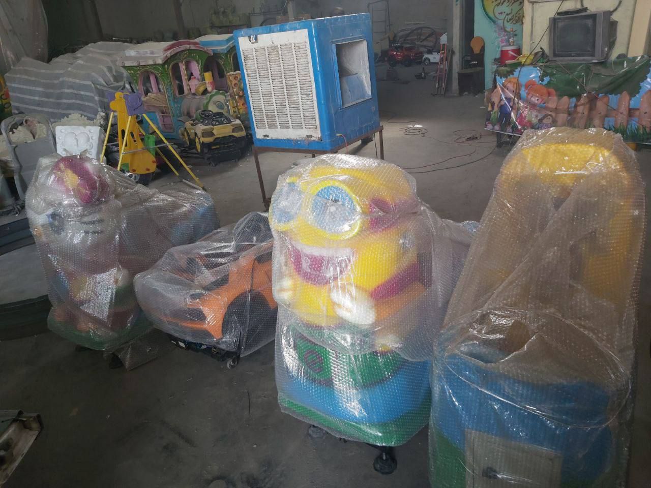 تکاندهنده مینیون - طراحی ایمن و ارگونومیک برای بازی کودکان