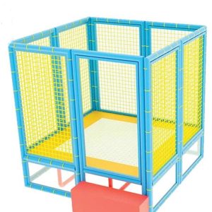 ترامپولین یک تخته شادلین - مدل خانه کودک با پروفیل 40×40