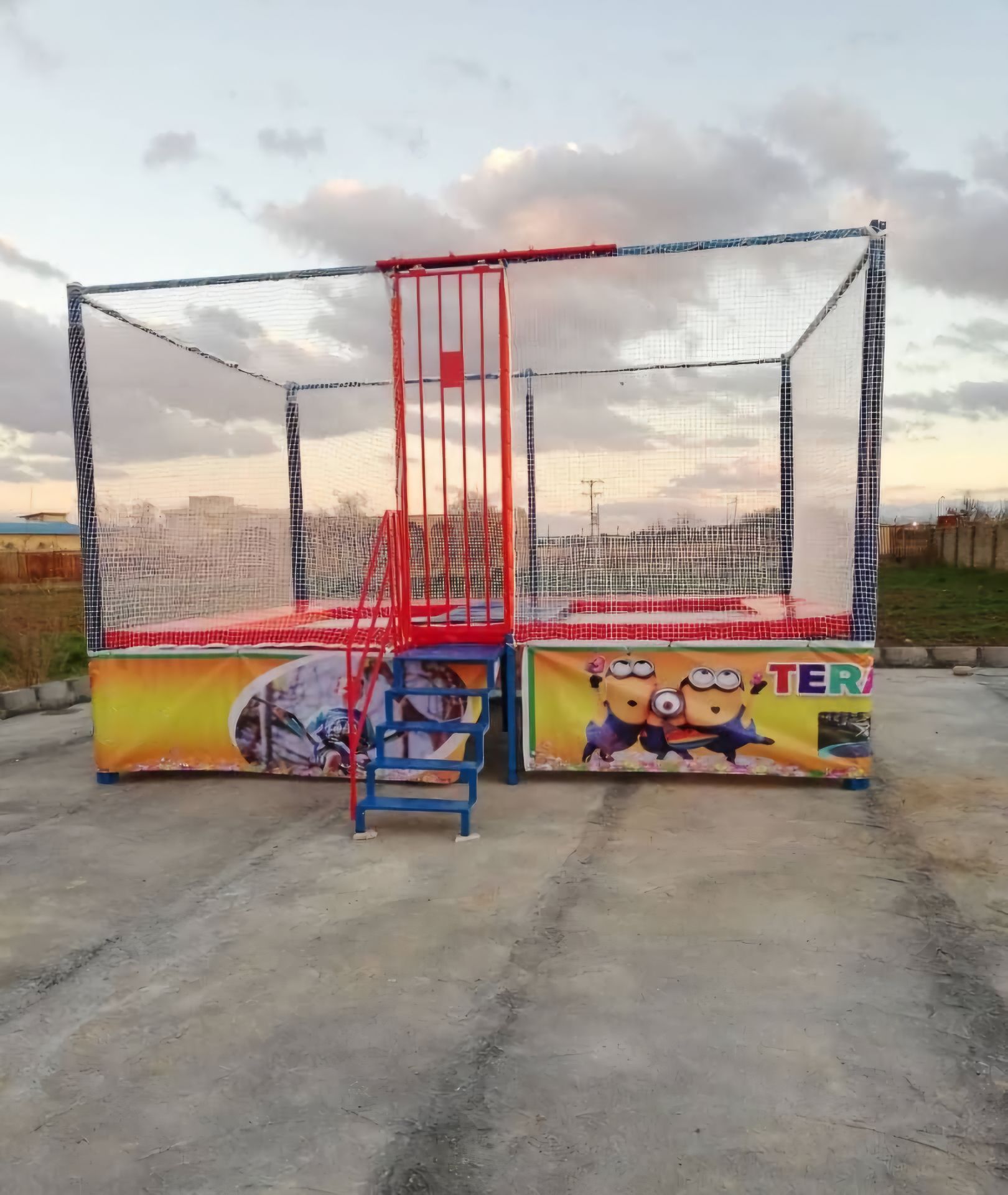 ترامپولین دوتخته شادلین - ویژه شهربازی