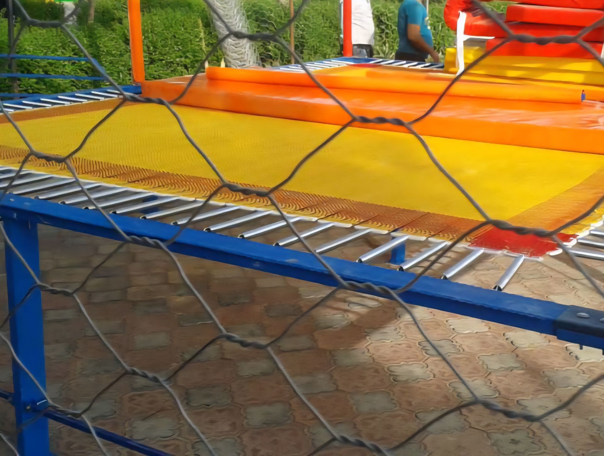 تور کف نخ ترک ابریشمی ترامپولین - مقاومت بالا