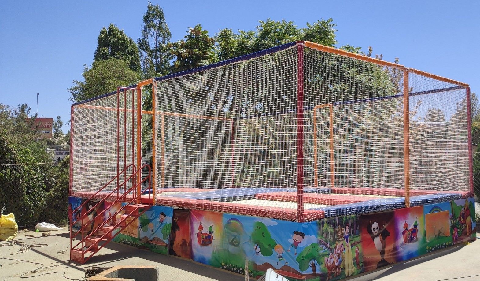 ترامپولین 4تخته شادلین