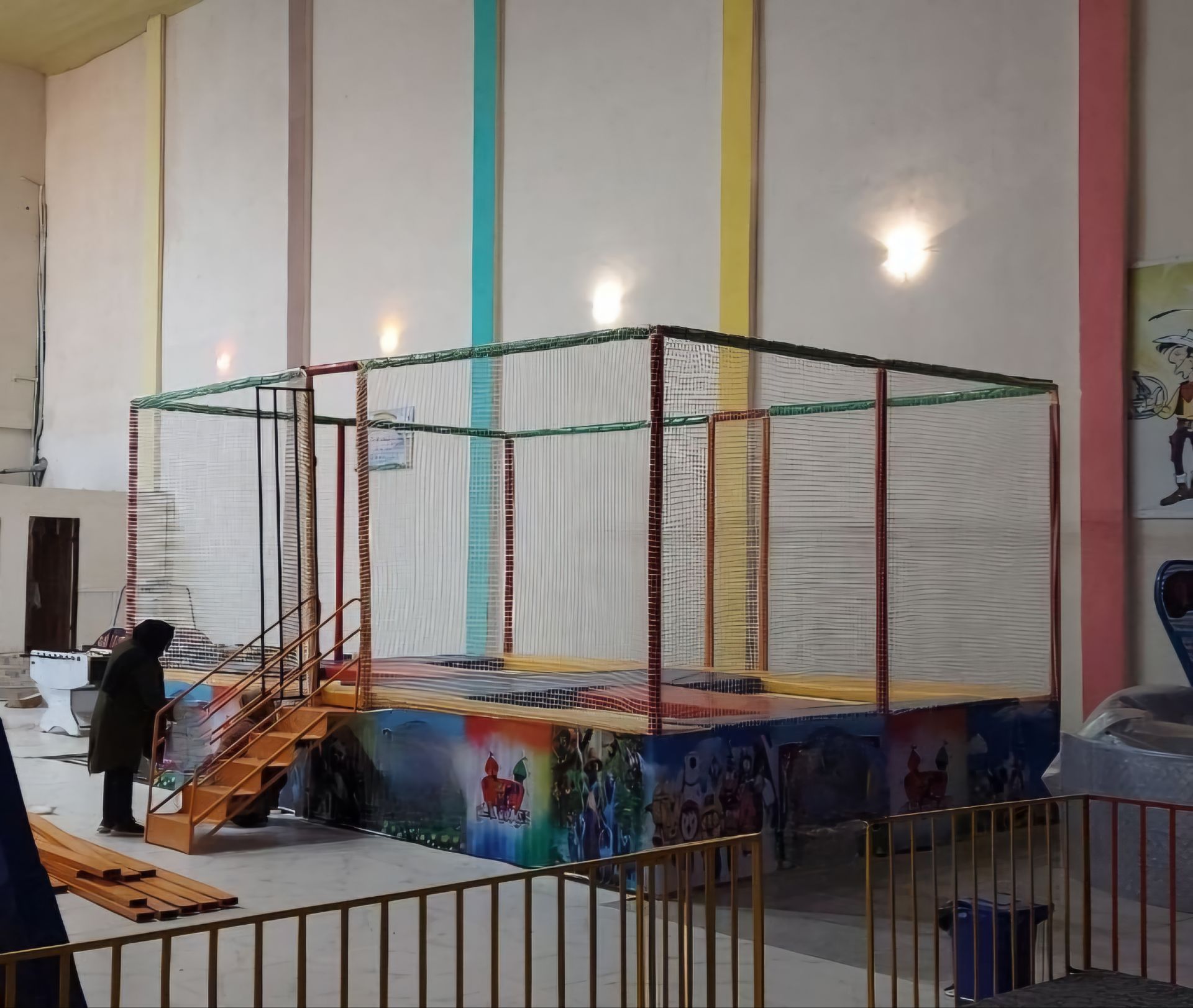 ترامپولین چهار تخته شادلین