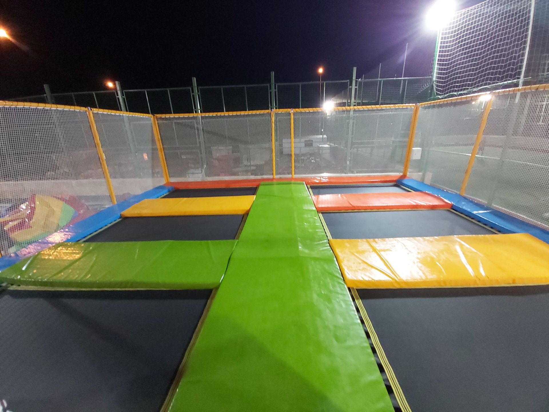 ترامپولین 6تخته با تور کف مشکی