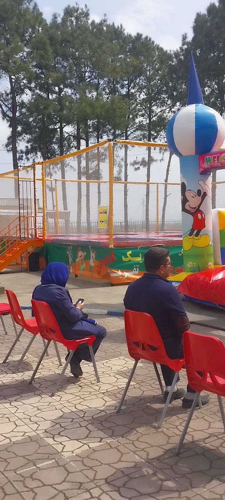 ترامپولین هشتتخته در پارک بازی- محصول شادلین