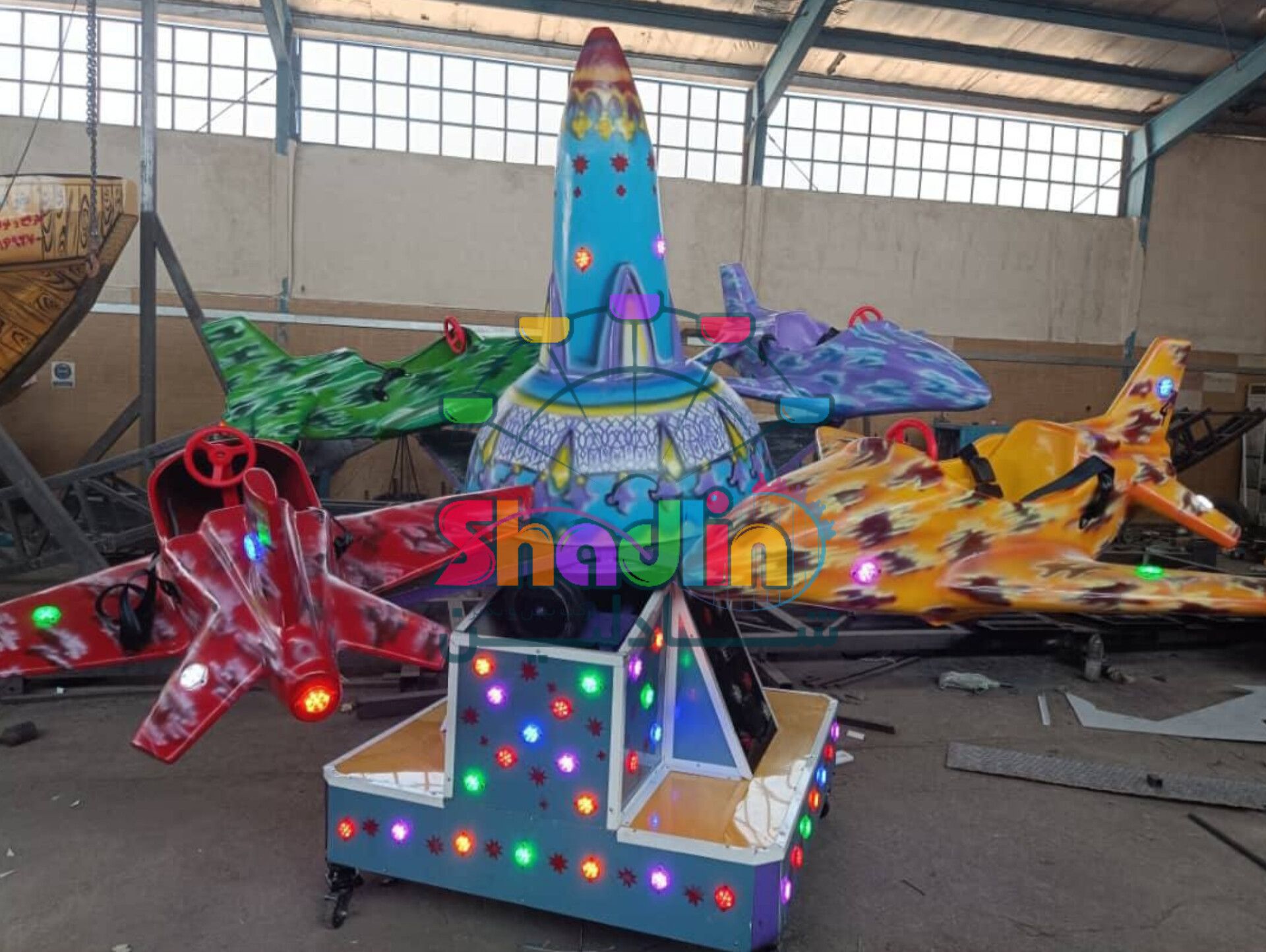 نورپردازی آکروجت - سیستم موزیکال و رنگارنگ