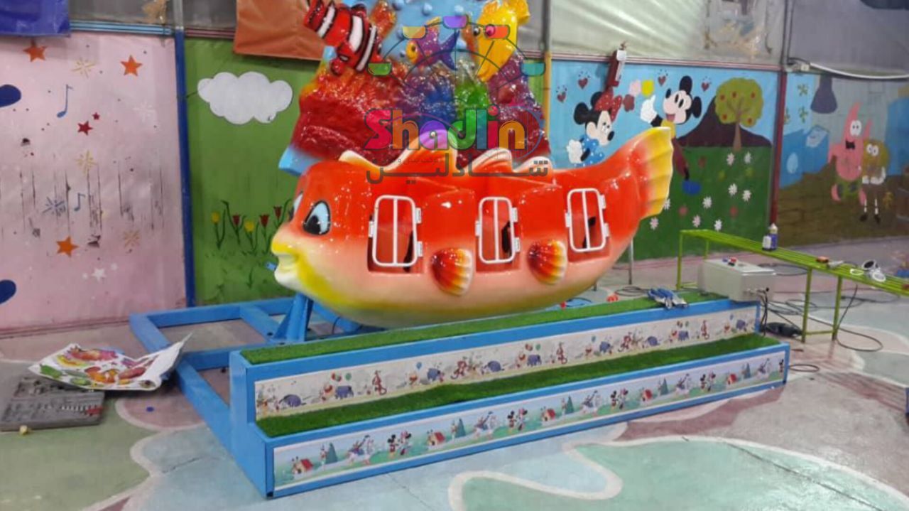 کشتی صبا 6 نفره کودک - طرح ماهی و دلفین