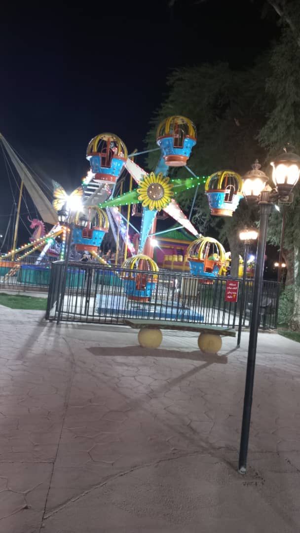 سیستم نورپردازی حرفهای چرخ و فلک آفتاب مهتاب