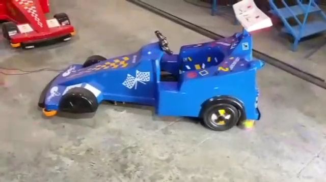 قطار فرمول یک دونفره | قطار کودک شادلین - ریل 24 متری