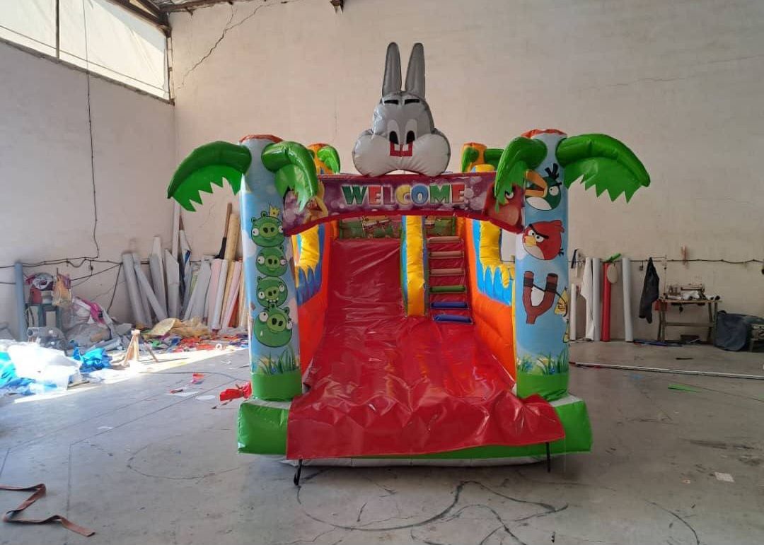 سرسره بادی طرح نخل خرگوش - ارتفاع ۲.۸ متر