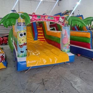 سرسره بادی طرح نخل شادلین - ارتفاع ۲.۸ متر