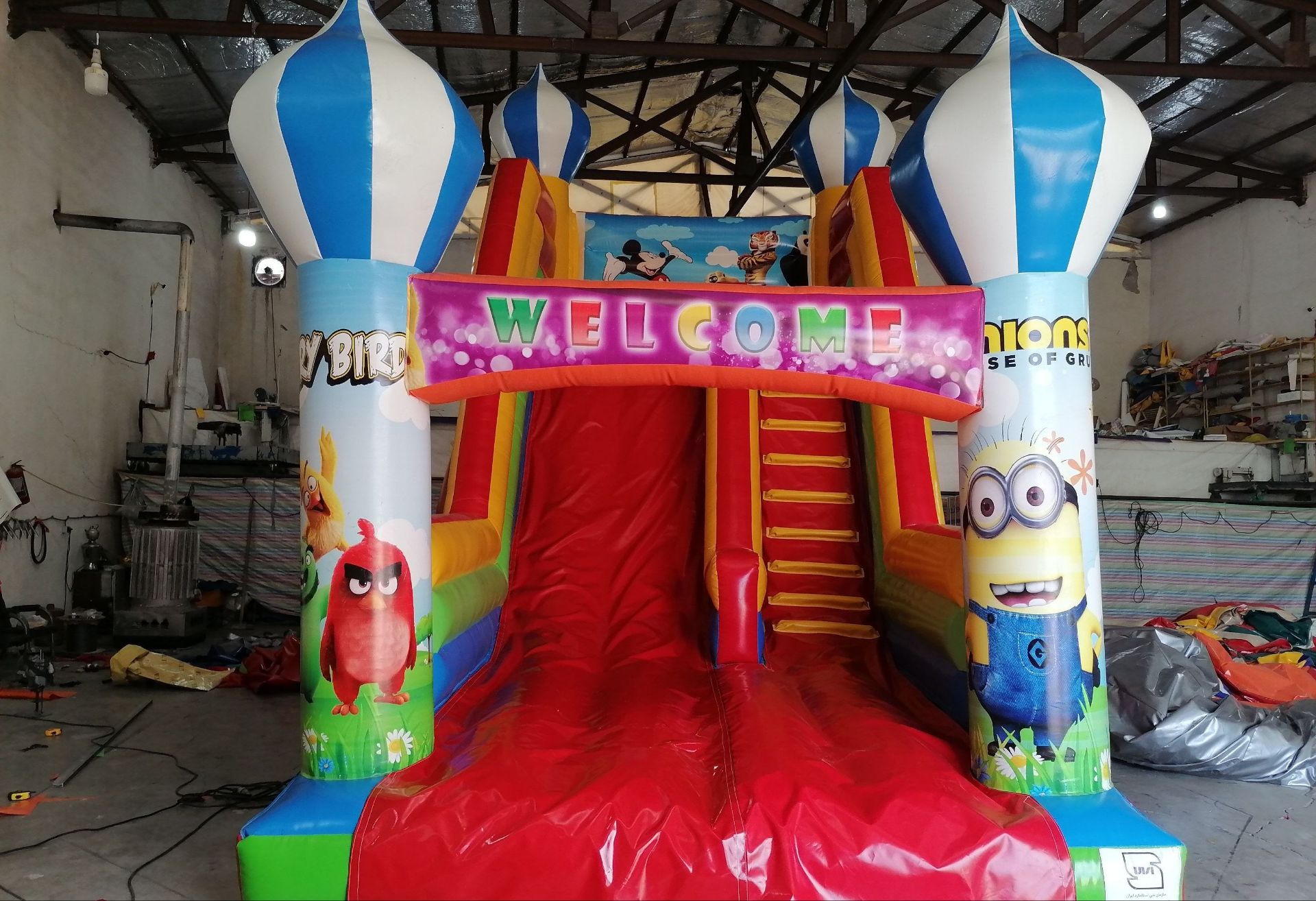 سرسره بادی کله قندی شادلین - ارتفاع ۷ متر