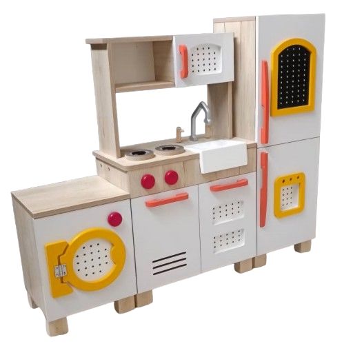 آشپزخانه کودک مجهز به شعله گاز شبیهسازی شده