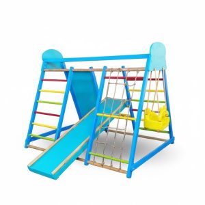 ادونچر چوبی طناب سرسره مدل شادلین