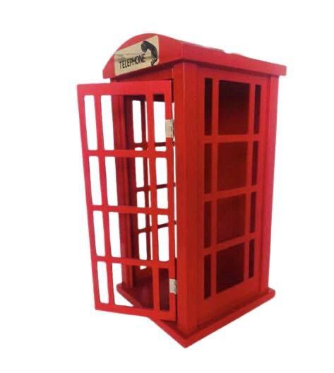 کیوسک تلفن انگلیسی کلاسیک به رنگ قرمز
