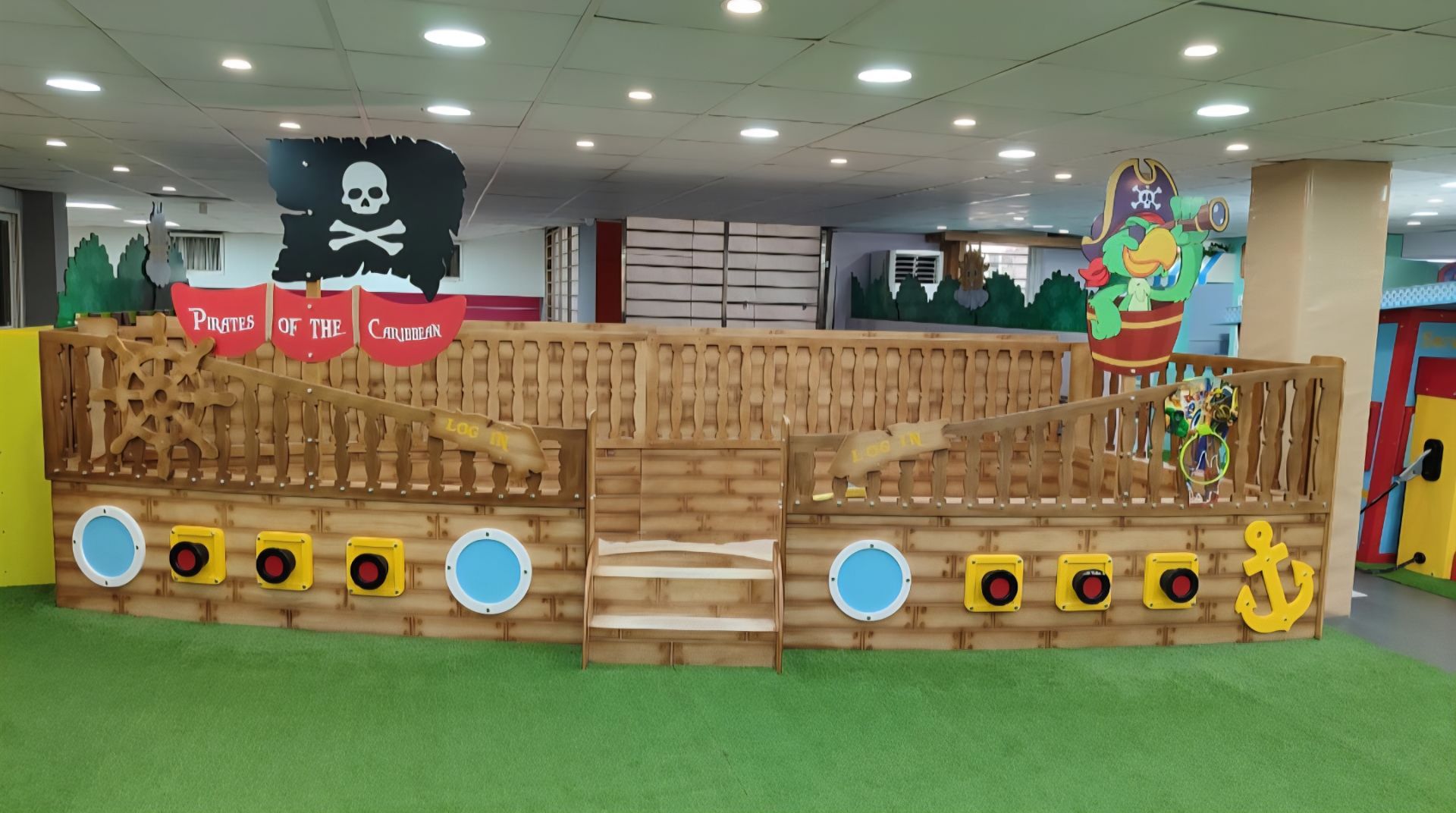 کشتی اسباببازی شن بازی برای خانه بازی کودکان