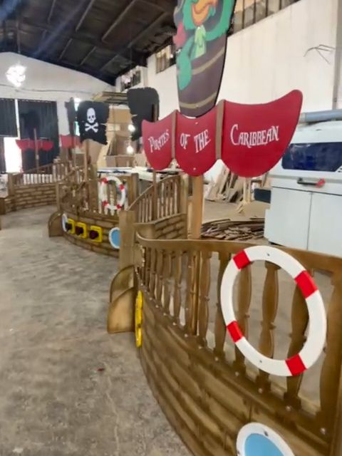 شن بازی ایمن با طراحی کشتی ماجراجویانه برای kids