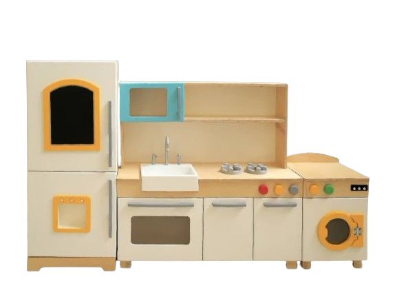 ست آشپزخانه کودک برای خانه مشاغل و مهدکودک