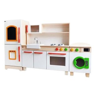 ست آشپزخانه 5 کاره چوبی کودک شادلین