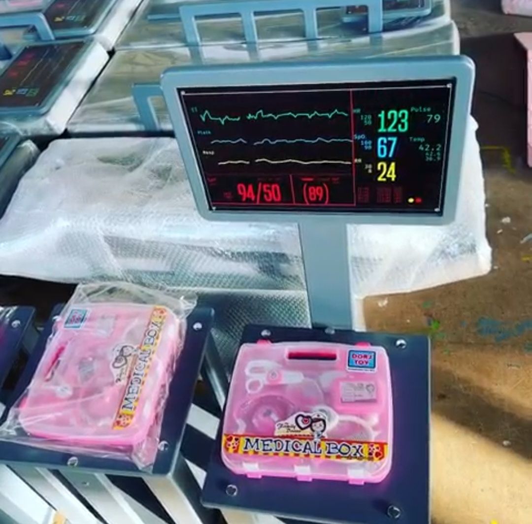 تخت پزشکی شهر مشاغل کودک | تجهیزات پزشکی اسباب بازی | شادلین