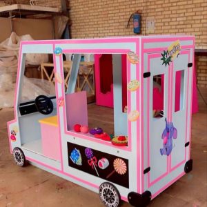 ماشین کاپ کیک چوبی کودک شادلین