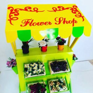 دکه سوپر گل کودک شادلین با ابعاد ۱۲۰×۸۰×۴۰ سانتی‌متر