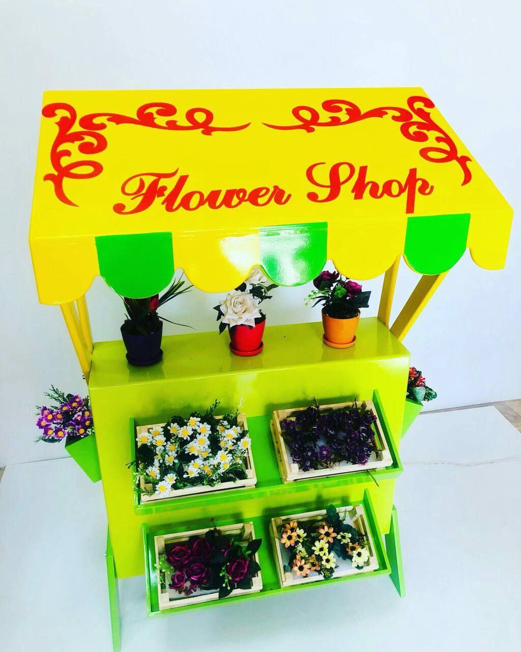 دکه سوپر گل کودک شادلین با ابعاد ۱۲۰×۸۰×۴۰ سانتیمتر