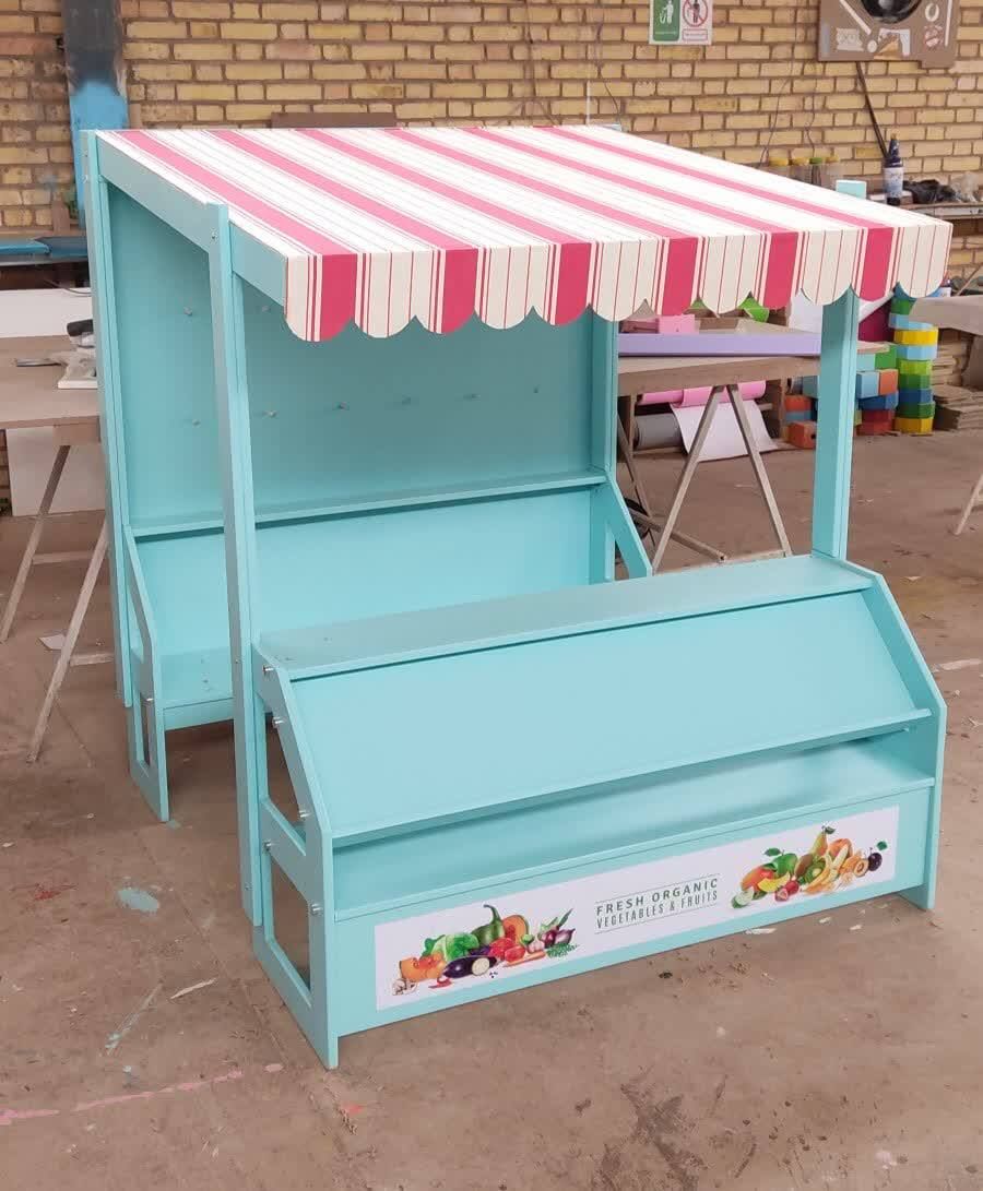 قفسهبندی حرفهای دکه سوپرمارکت برای نمایش محصولات