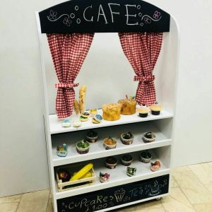 دکه کافه کلاسیک کودک شادلین با ابعاد ۱۲۰×۸۰×۳۰ سانتی‌متر