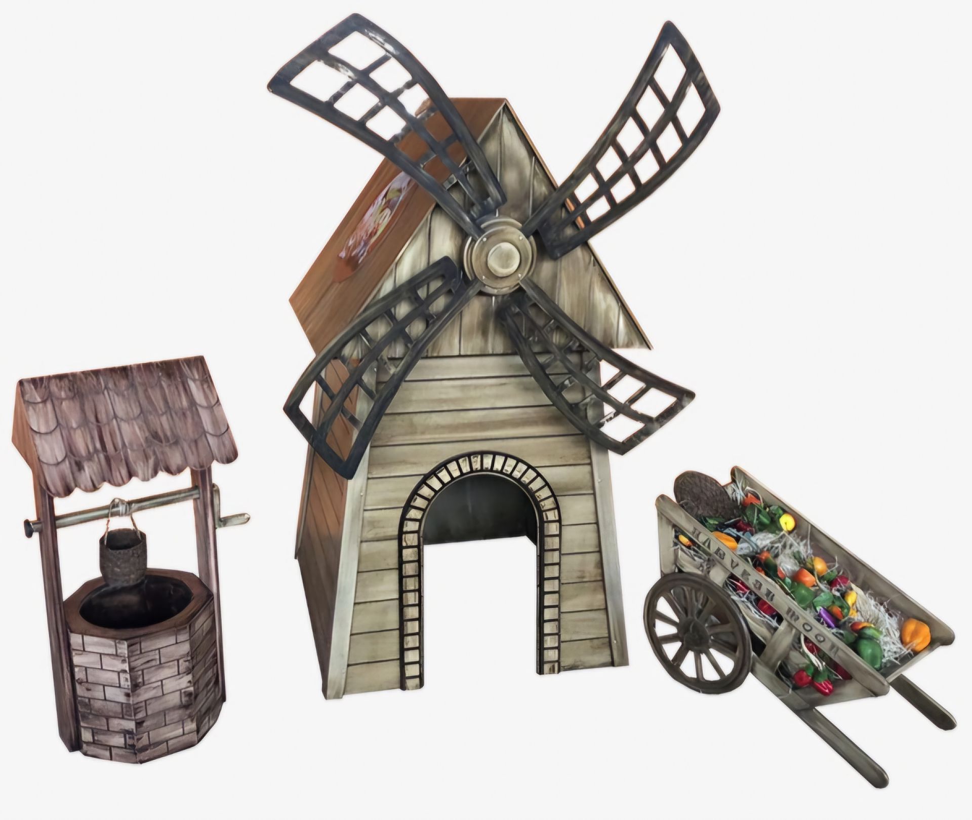 ست مزرعه کودک شادلین با ابعاد ۱۲۰×۱۲۰×۱۰۰ سانتیمتر