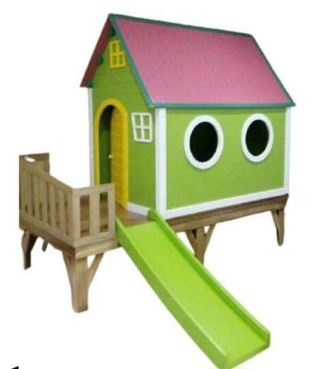 کلبه سرسره دار از جنس MDF درجه یک با پرداخت حرفهای