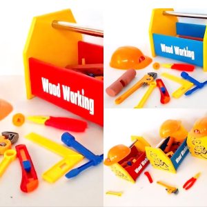 جعبه ابزار کودک شادلین با ابعاد ۳۰×40×30 سانتی‌متر