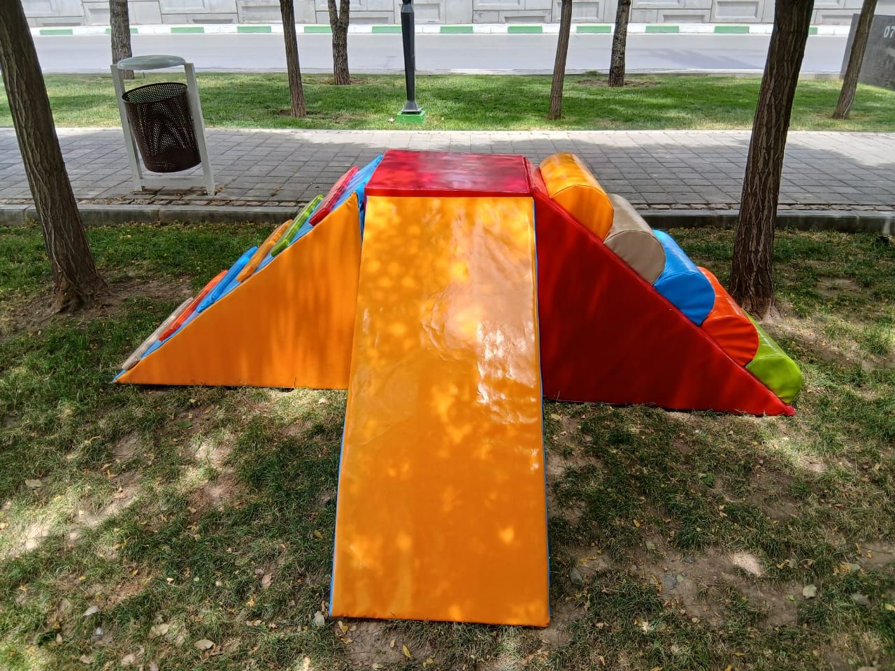 سازه فومی ورزشی سه کاره برای خانه بازی