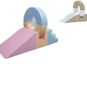 ست فومی پاستیلی ماندانا با پله، تونل و سرسره