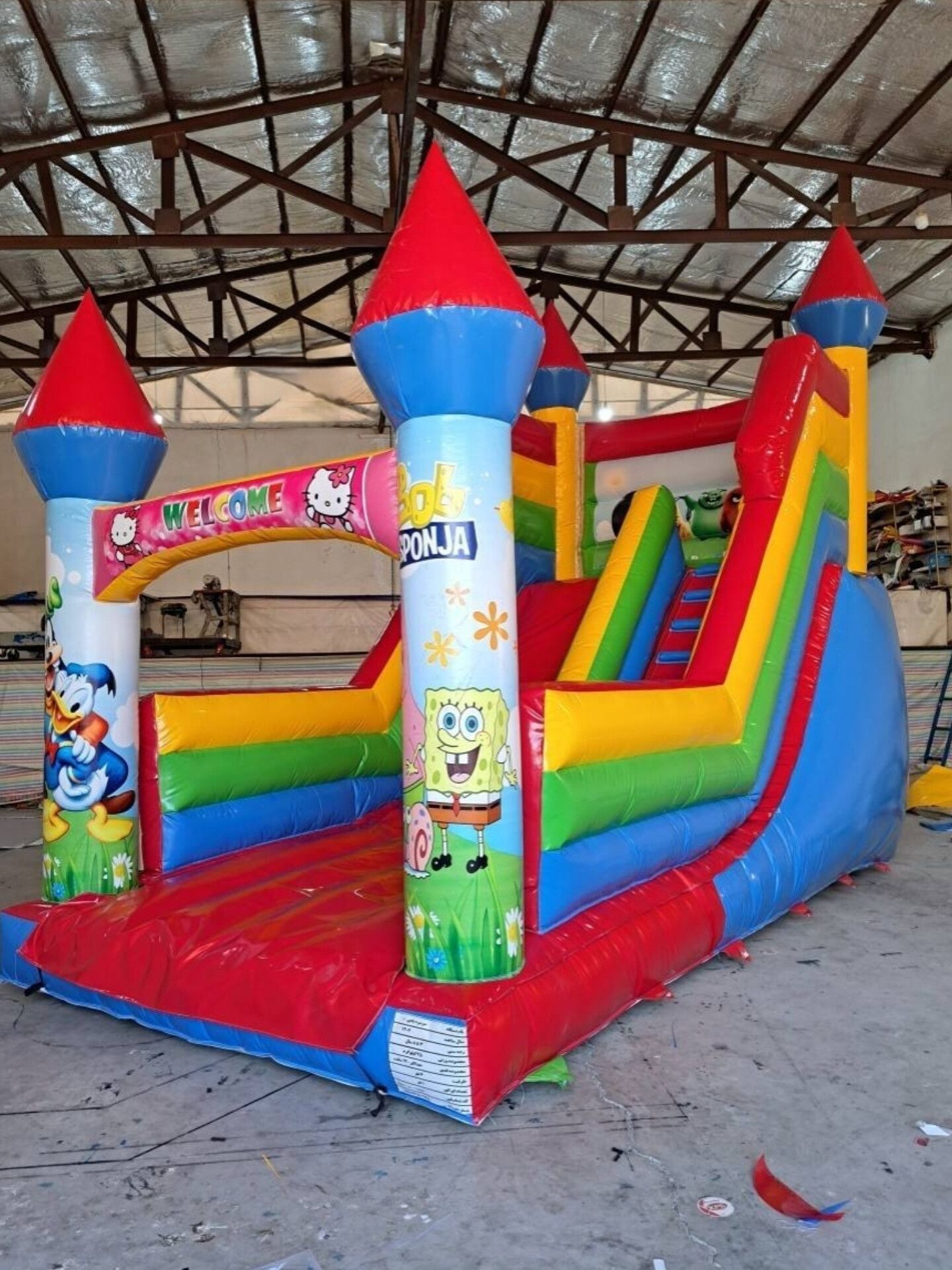 سرسره بادی مدادی شادلین